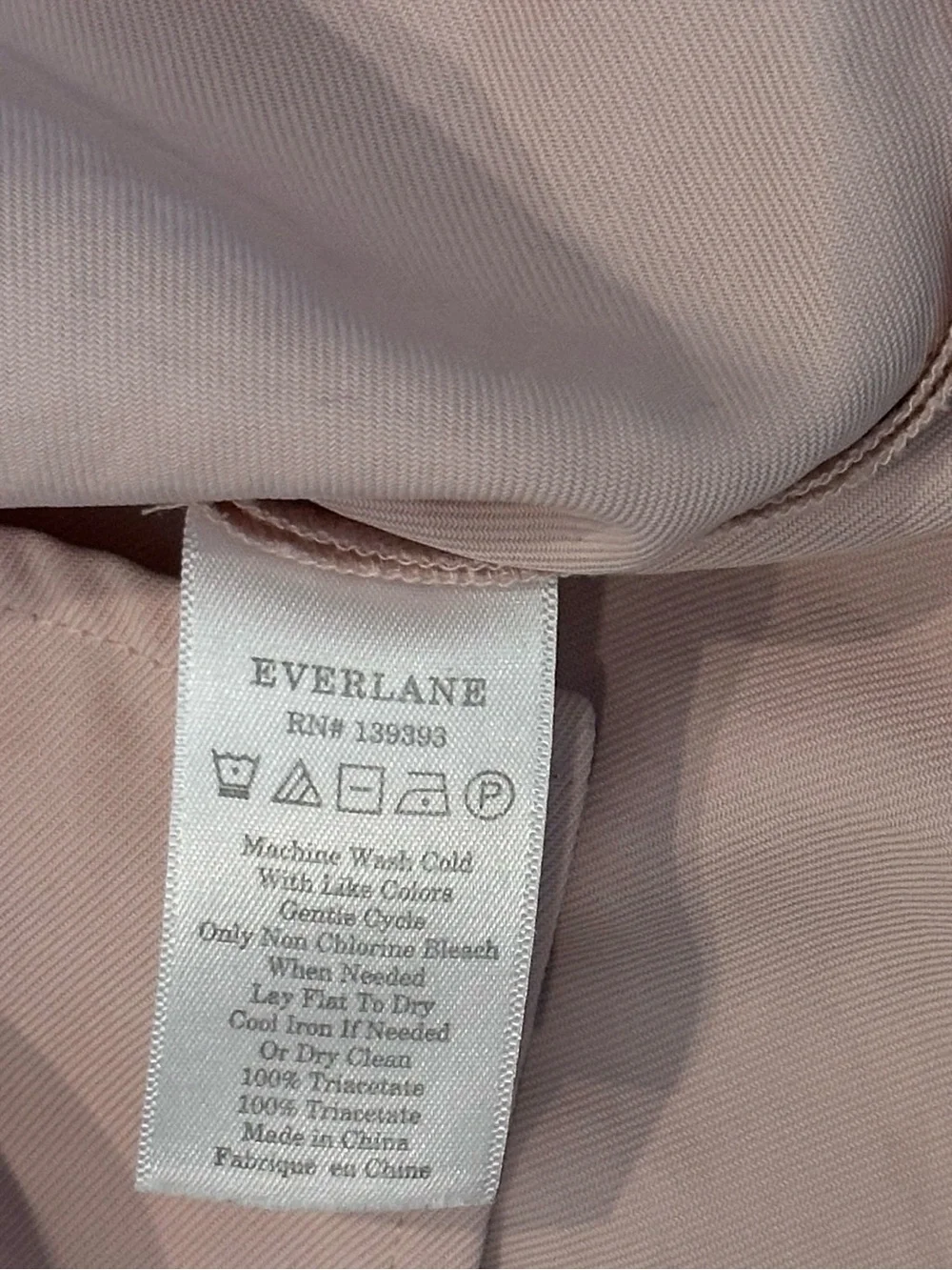 Everlane Japanese GoWeave Sleeveless Wrap Mini Dress Dusty Blush Pink Women’s 4